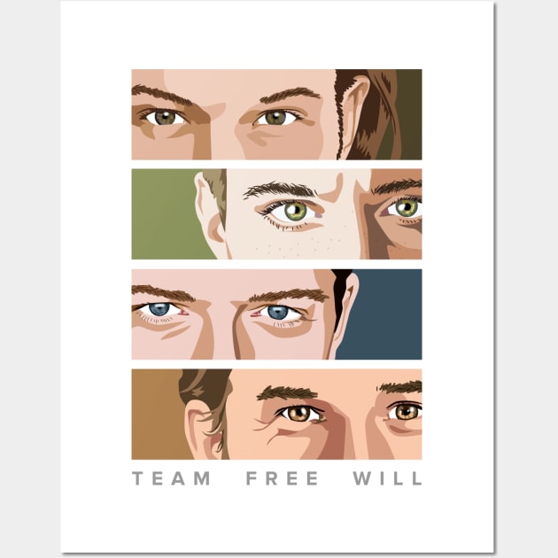 Team Free Will 1.1 Wall Art by RisaRocksIt